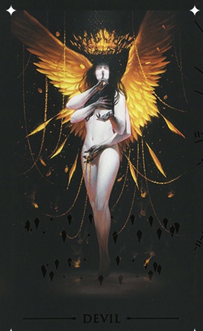 트루블랙(True Black) 덱
다양한 신화, 과학, 문화와 접촉하여 별이 총총한 하늘아래에서 신화, 과학, 문화 등을 하나로 묶어 인간이 가지고 있는 원초적인 내면의 생각과 삶을 반영한다.